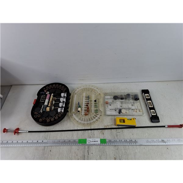 Magnetic Pick Up Tool, Levels & Rotary Tool Accessories