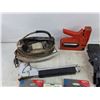 Image 2 : Vintage General Electric Iron, As Is, Staplers & Staples, Laminate Flooring Installation Kit, Misc