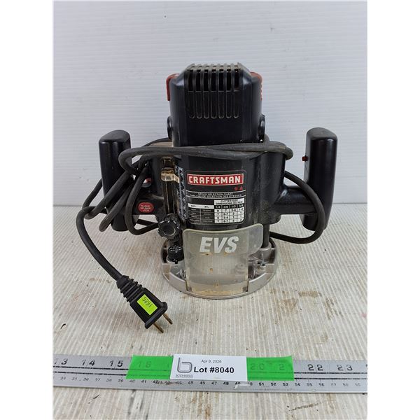 Craftsman Plunge Router - Powers On, As Is