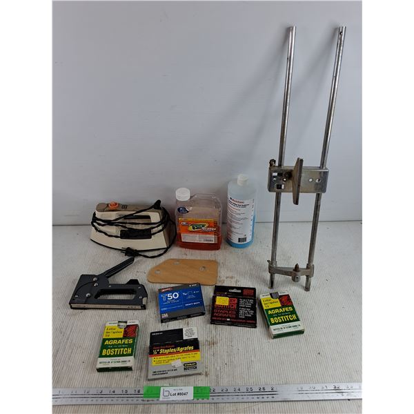 Black & Decker Electric Iron, Powers On, As Is , Stapler, Staples, Marine Tank Deodorizer, Misc -PU