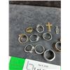 Image 2 : Assorted Rings & (2) Crucifix Pendants