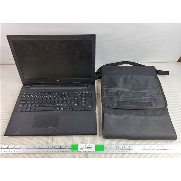 Dell 15" Laptop - As Is, For Parts & Laptop Bag