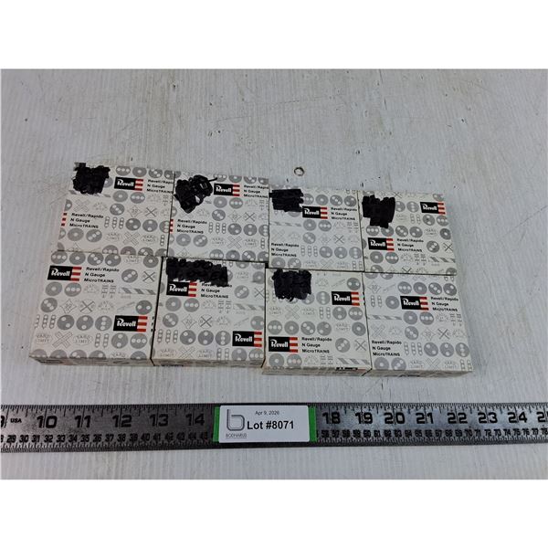 (8) Boxes of Toy N Gauge Microtrain Railway Tracks