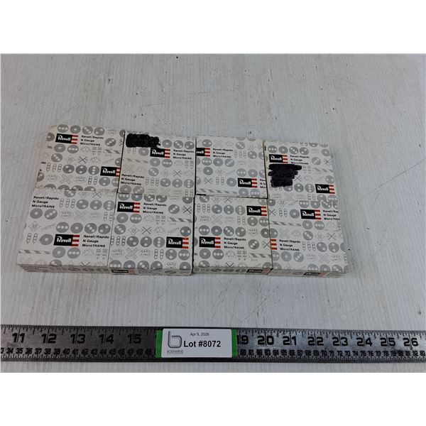 (8) Boxes of N Gauge Microtrain Railway Tracks