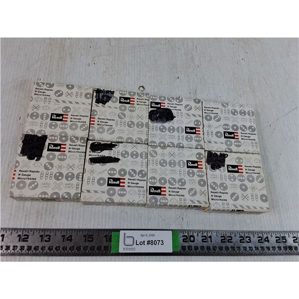 (8) Boxes of N Gauge Microtrain Railway Tracks