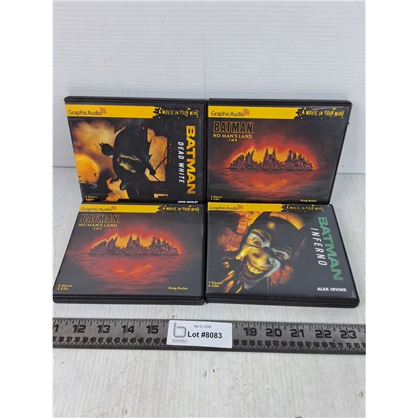 (4) Batman Graphic Audio CDs