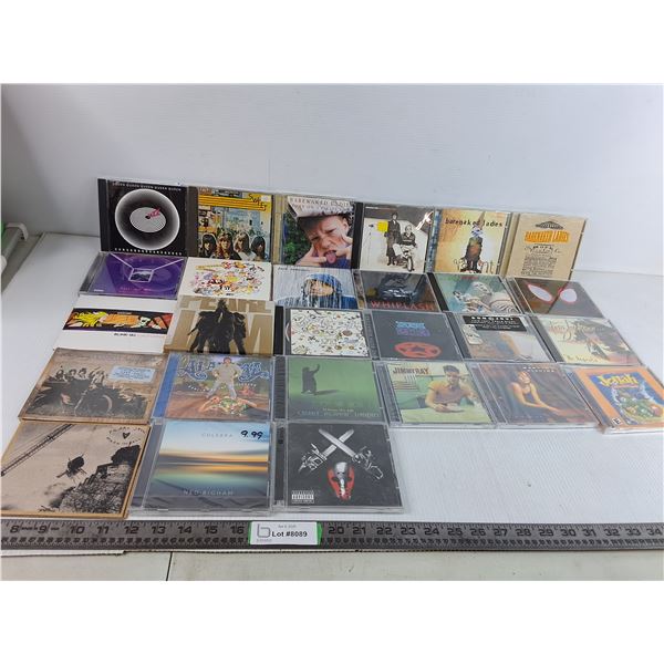 Various CDs- Fall Out Boy, Whiplash, Jimmy Ray