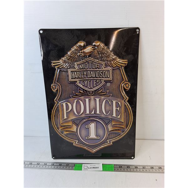 Harley Davidson Metal Sign 16.75" x 11.5"
