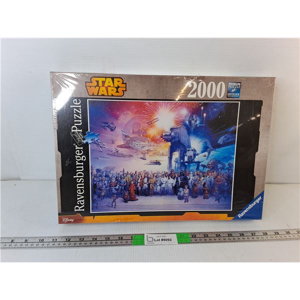 Star Wars 2000 Piece Ravensburger Puzzle- Sealed