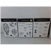 Image 3 : (5) Cling & Photopolymer Stamp Sets- Autumn, Seaside, Misc. Appear New