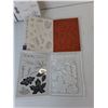 Image 4 : (5) Cling & Photopolymer Stamp Sets- Autumn, Seaside, Misc. Appear New