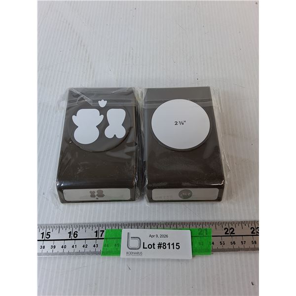 (2) Stamp Punches- Circle & Penguin