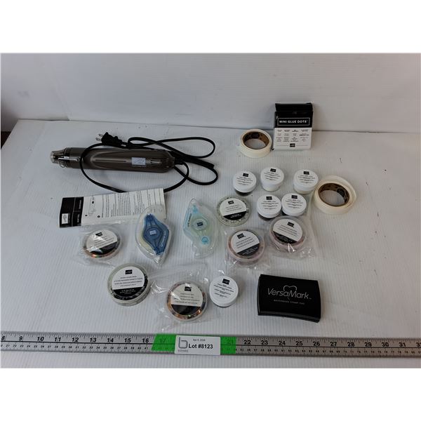 Stamp Accessories- Heat Tool- Powers On, Beads, Powder, Misc.