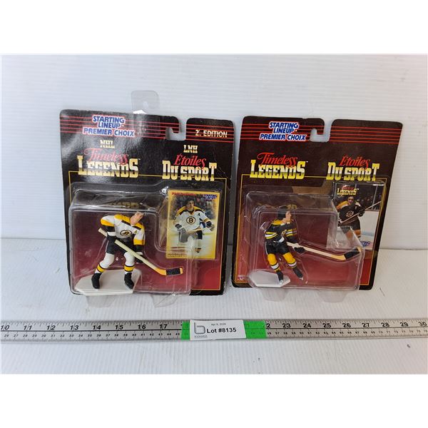 (2) Phil Esposito Hockey Figurines- Mostly Sealed