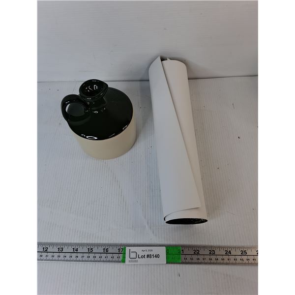 Glen Scrimshaw Autographed 2006 Calendar & Earthenware Creamer- Cannot Authenticate