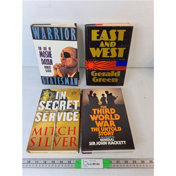 (4) War Novels- East and West, In Secret Service, Misc.