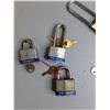 Image 3 : Master Lock, Brinks & Chinrose Padlocks with Keys