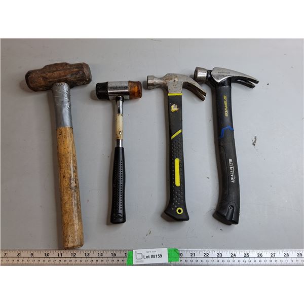 (2) Hammers & Mallets Up to 15.5"- As Is, Pickup Preferred