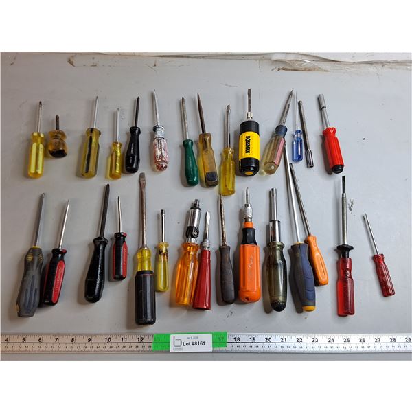 Various Screwdrivers- Mastercraft, Bossman, Handyman, Misc.