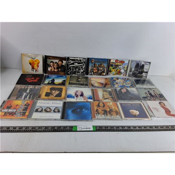 (24) CD's- The Wilkinsons, Soccer Mania, Recovery, Today is The Day, Alanis, Atomic Kitten, Misc