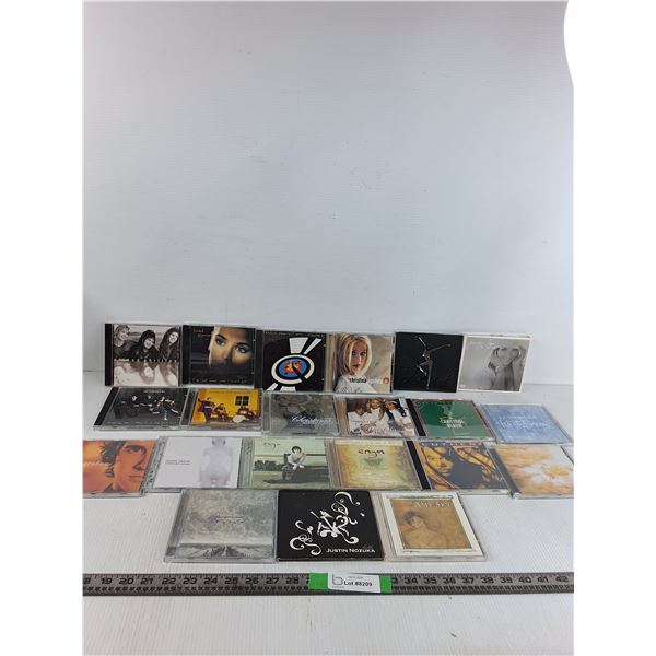 (21) CD's- Eagles, Christina Aguilera, Josh Groban, David Usher, Enya, Amy Sky, Misc