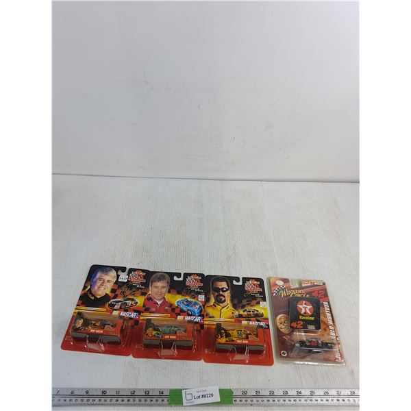 (3) Racing Champion Drivers Series Toy Cars, Winners Circle  Havoline Toy Car ( as is)