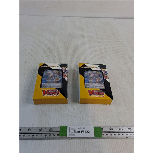 (2)  Vanguana Trading Card Decks ( as is, cannot authenticate)