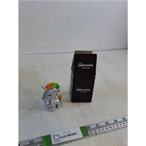 Kidrobot x Adult Swim Robot Unicorn Attack Vinyl Mini Figure ( as is)
