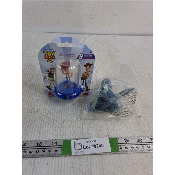Domez Series 1 Disney Pixar Toy Story 4 Sheriff Woody Collectible Mini Figure, McDonalds Toy Figurin