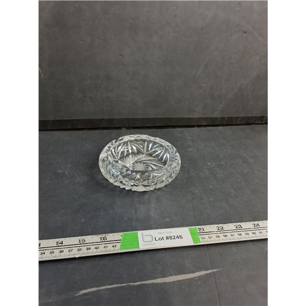 Vintage Cut Crystal Ashtray