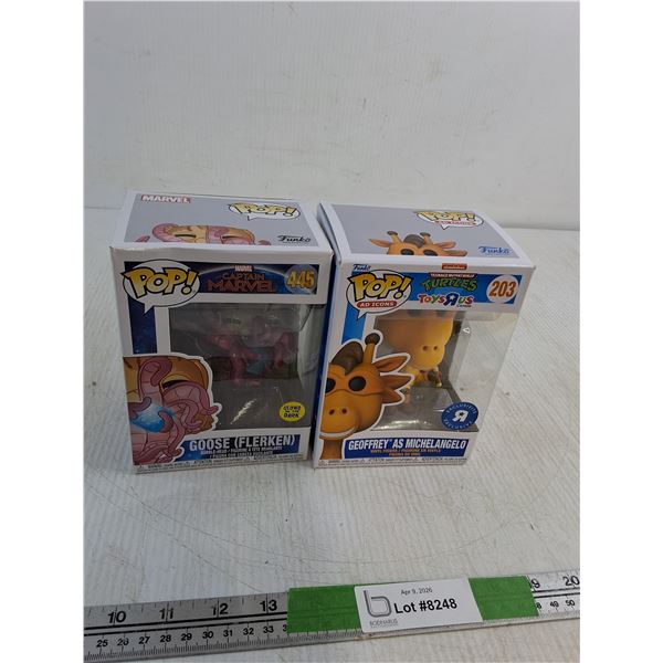POP Marvel Figurine "Goose", POP Ad Icon "Geoffrey"
