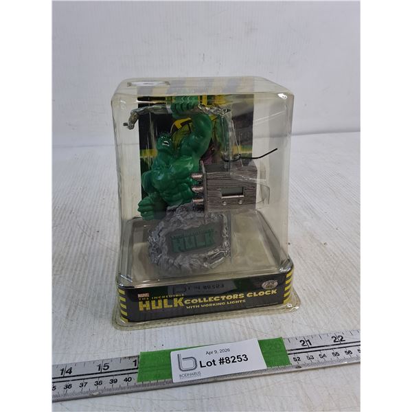 2003 Marvel The Incredible Hulk Collectors Clock ( NIB, as is)