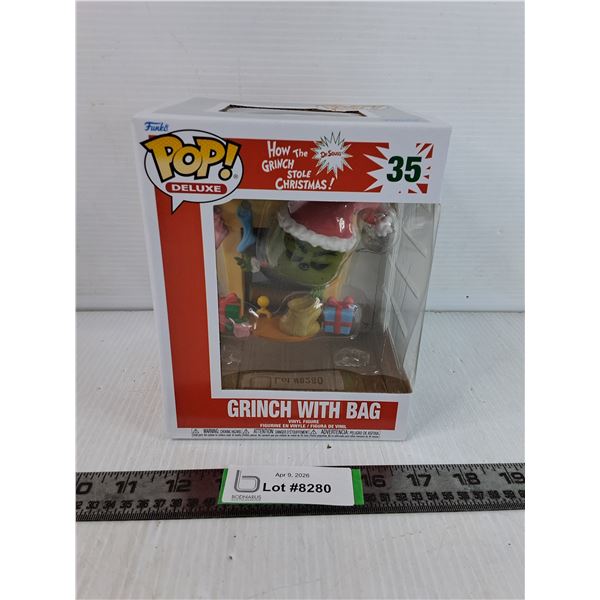 Pop! Deluxe Figurine - Grinch w/ Bags