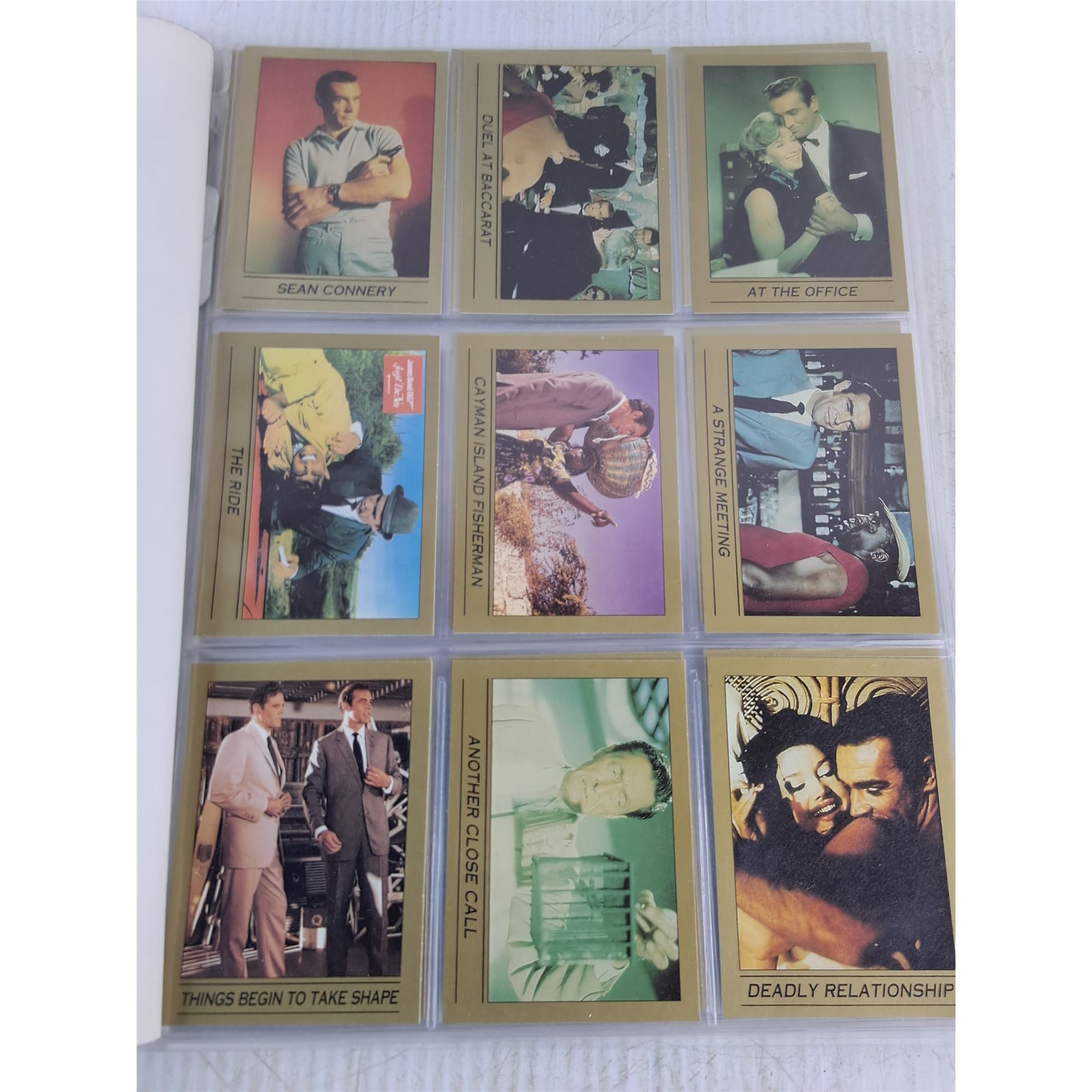 Vintage Collection of James Bond 007 Trading Cards - Bodnarus Auctioneering