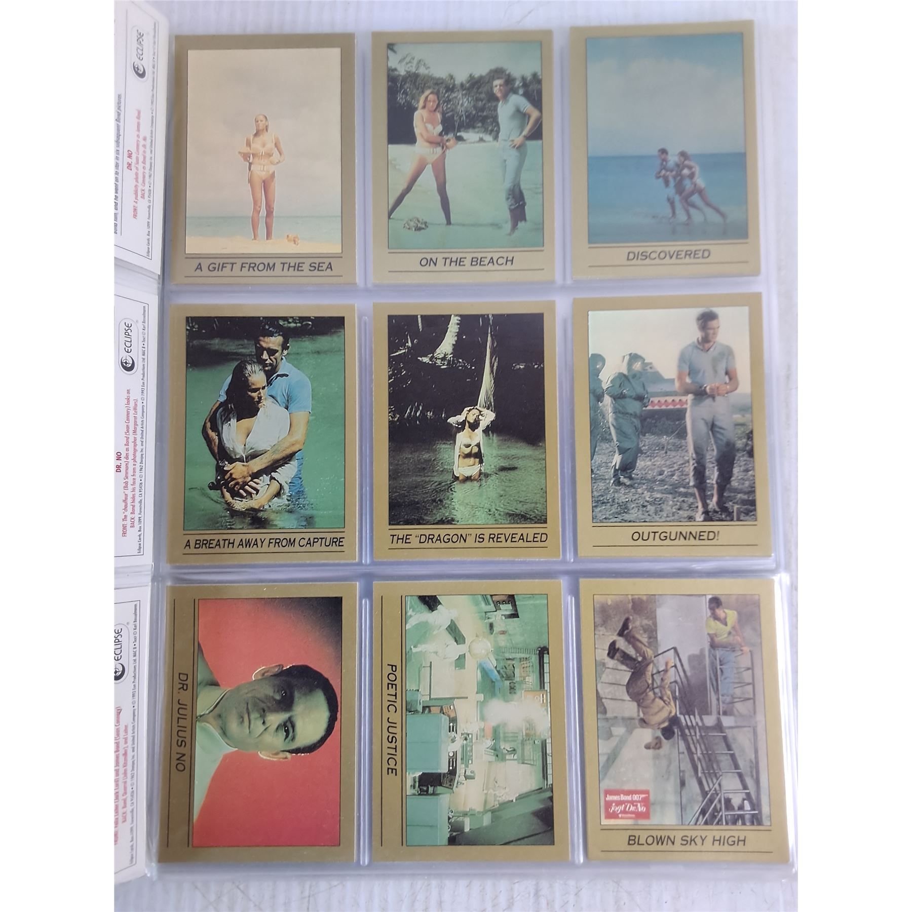 Vintage Collection of James Bond 007 Trading Cards - Bodnarus Auctioneering