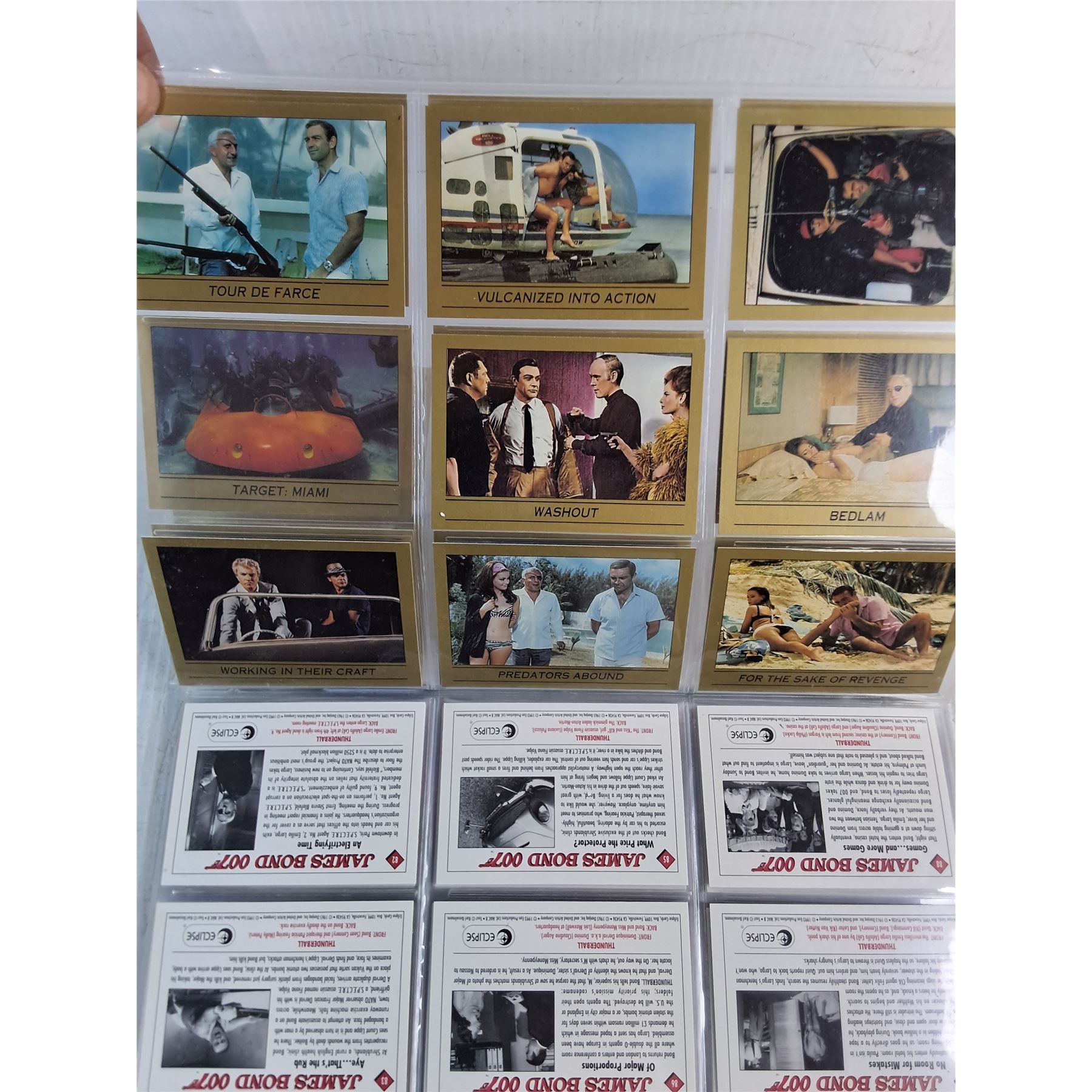 Vintage Collection of James Bond 007 Trading Cards - Bodnarus Auctioneering