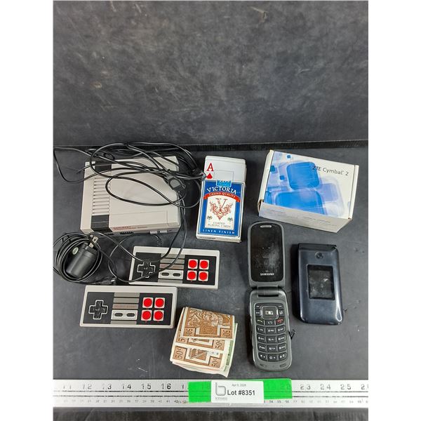 Coolbaby Gaming System, Samsung Phone - As Is, ZTE Cymbal 2 - Powers On, As Is, CT Money & Cards