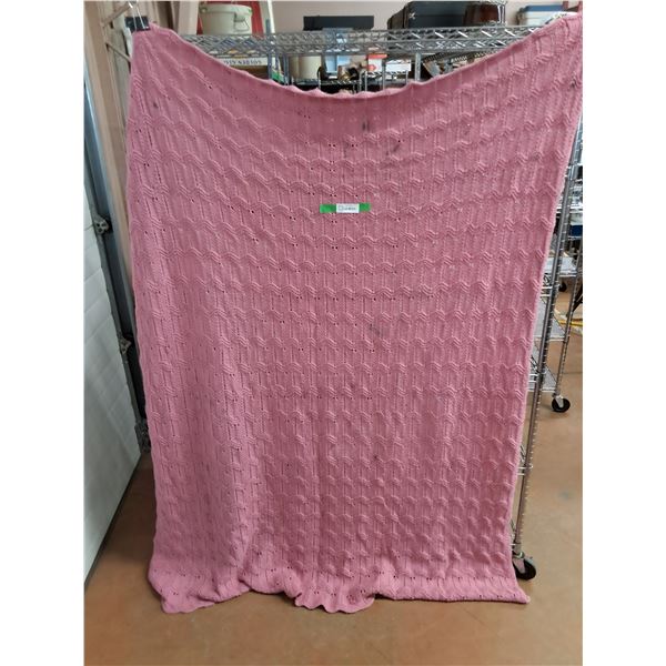 Crochet Blanket 77" x 52"