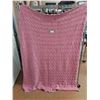 Image 1 : Crochet Blanket 77" x 52"