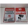 Image 2 : No Dumping & Private Property Signs, License Plate Frame, Protective Tank Pad