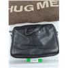 Image 5 : Hug Me Pillow 25" & Roots Leather Bag 17" x 12"