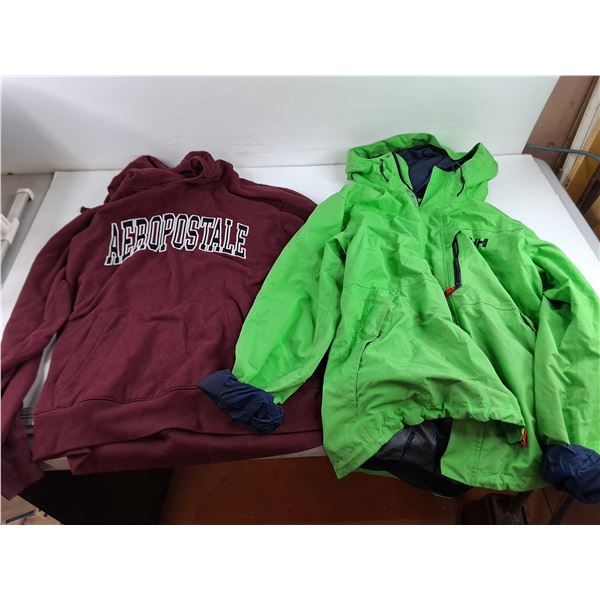 Aeropostale Bunny Hug - Size XXL & Helly Hansen Jacket - Size L