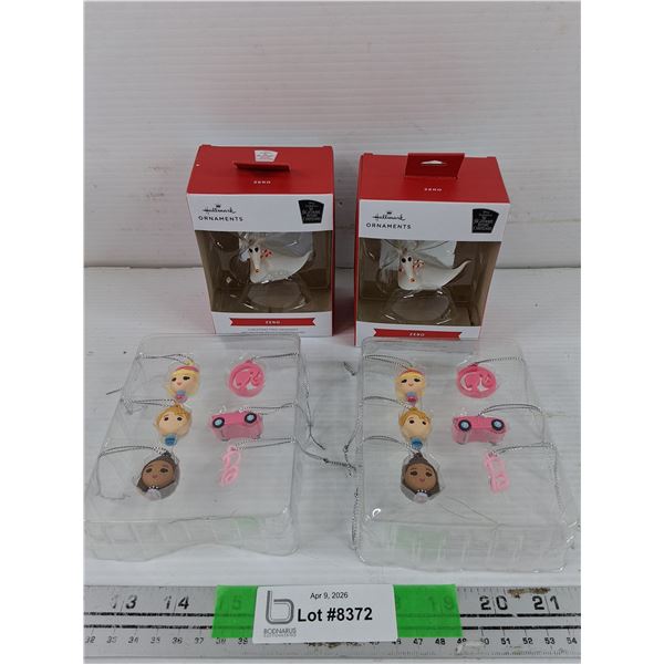 Hallmark & Barbie Christmas Tree Ornaments