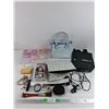 Image 1 : Beads & Beads Organizer, M69 Hair Dye, Small Purse, Portable Speaker, Screwdriver, Misc - As Is