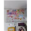 Image 7 : Beads & Beads Organizer, M69 Hair Dye, Small Purse, Portable Speaker, Screwdriver, Misc - As Is