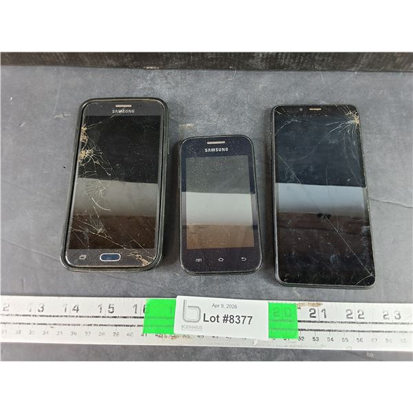 Samsung & LG Smartphones - As Is, For Parts