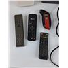 Image 2 : (2) WiFi Routers, Remotes, HDMI Cable, TV Cables, Misc - As Is