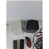 Image 5 : (2) WiFi Routers, Remotes, HDMI Cable, TV Cables, Misc - As Is