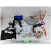 Image 1 : Mastercraft Flashlight, Wahl Hair Trimmer - Powers On, As Is, Utility Knife, Sunglasses, Watches
