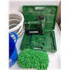 Image 4 : Shopping Basket, Buckets, Superior Air Nailer, Microfiber Cloth &  Scrubber - PICK UP